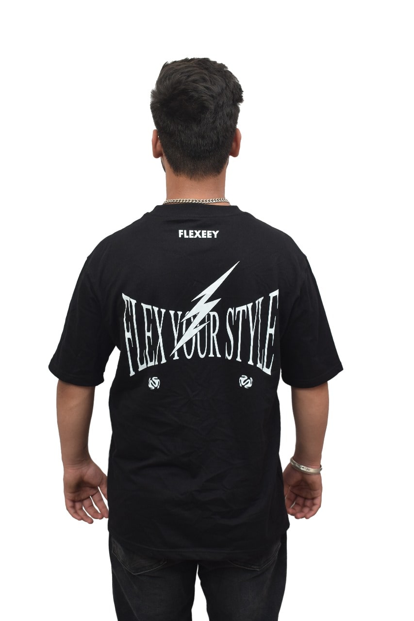 OVERSIZED T shirt Black print