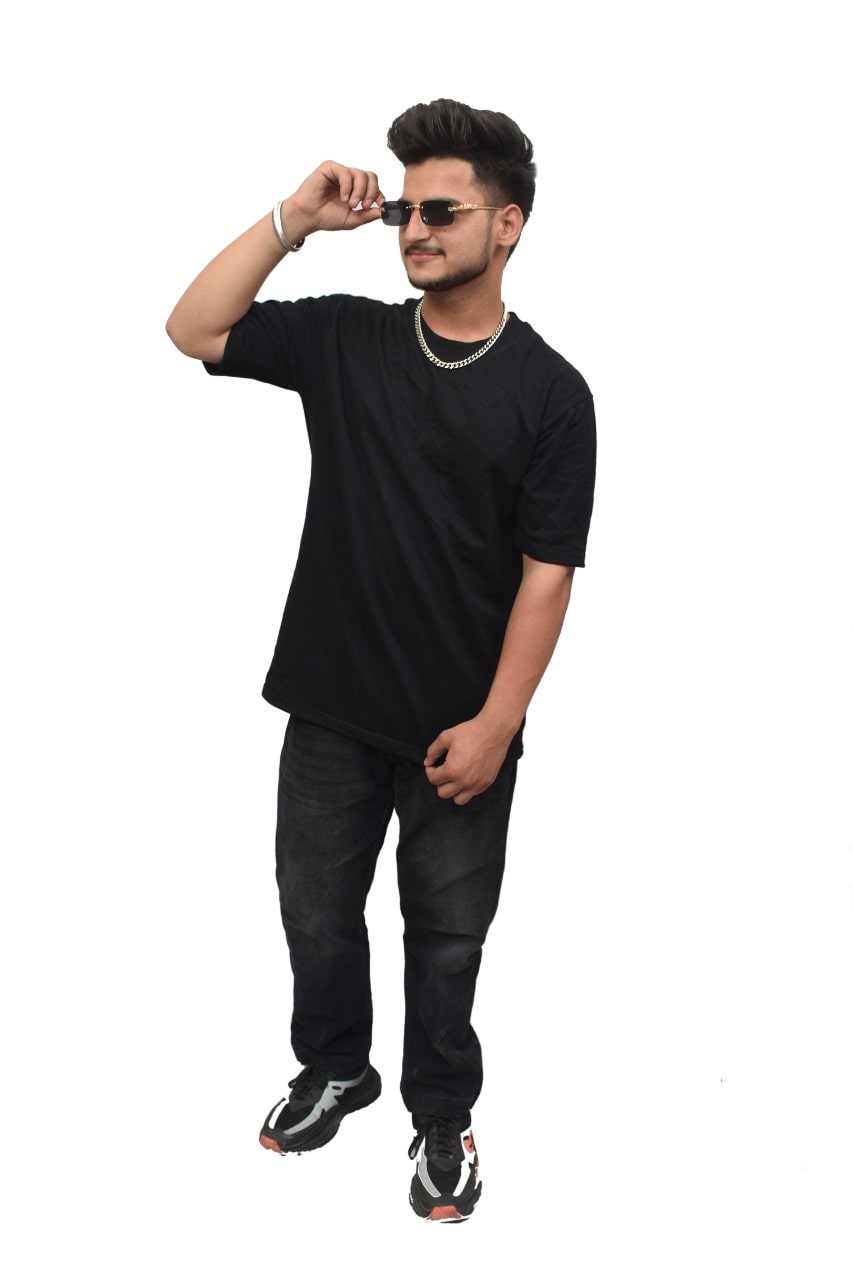 Oversized Tshirt For gym lovers Black