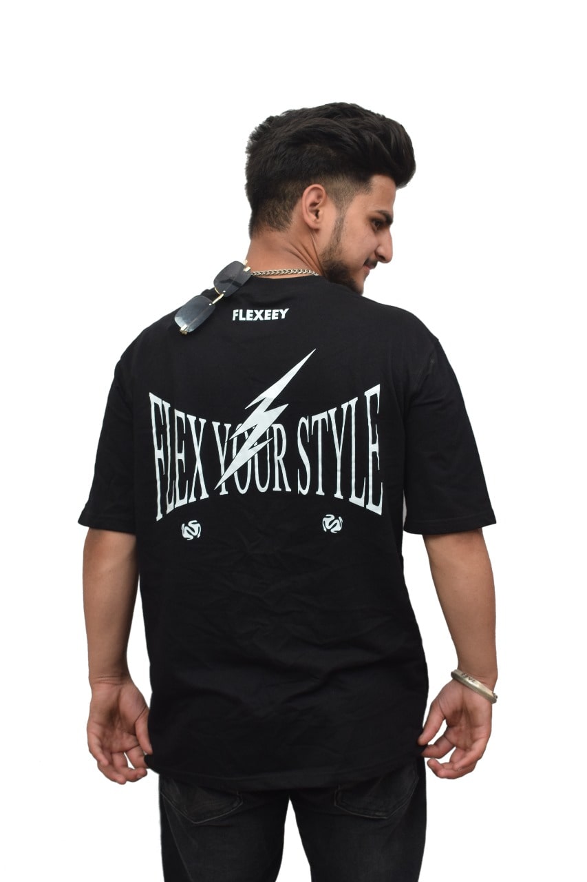 Flex your style oversized t shirt flexeey apparels