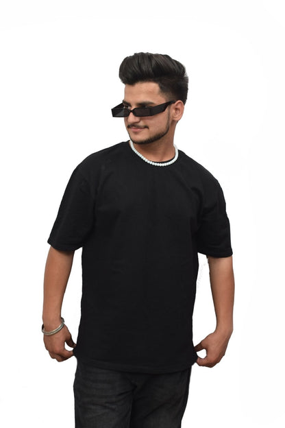 Oversized T shirt For boys Black Printed 